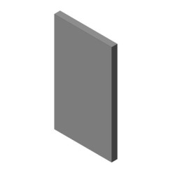 Šamotová deska zadní KV 025F P01